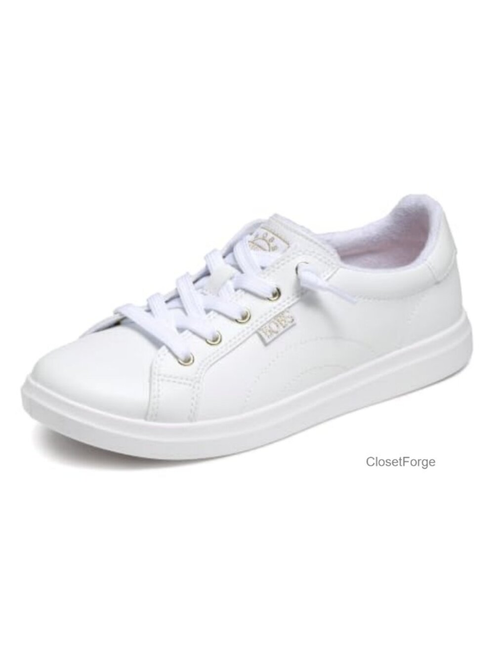 Skechers Women's Faux Leather Slip-On Sneakers Memory Foam Comfort